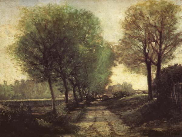 Lane near a Small Town, Alfred Sisley